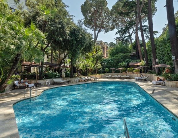 Aldrovandi Villa Borghese - Swimming Pool And Solarium