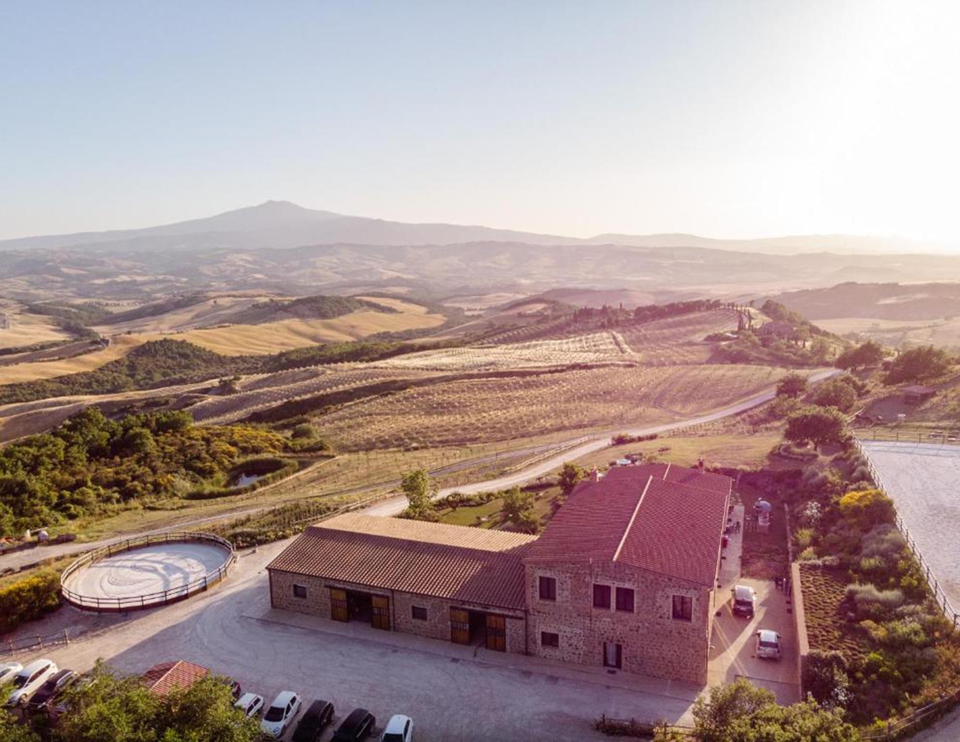Podere Val D'Orcia - Aerial View