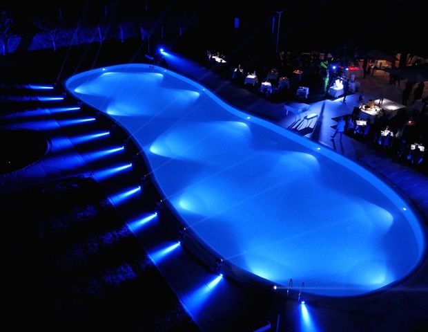Villa Quaranta Tommasi Wine Hotel & Spa - Swimming Pool Night View