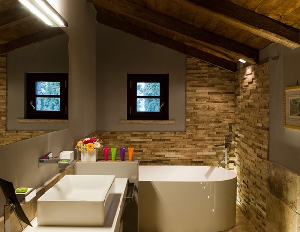 Luxury Villa Armena Relais - Bathtub