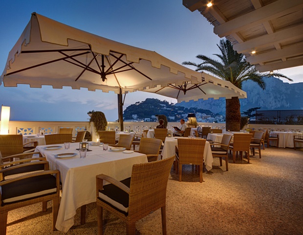 Capri Tiberio Palace - Outdoor Restaurant